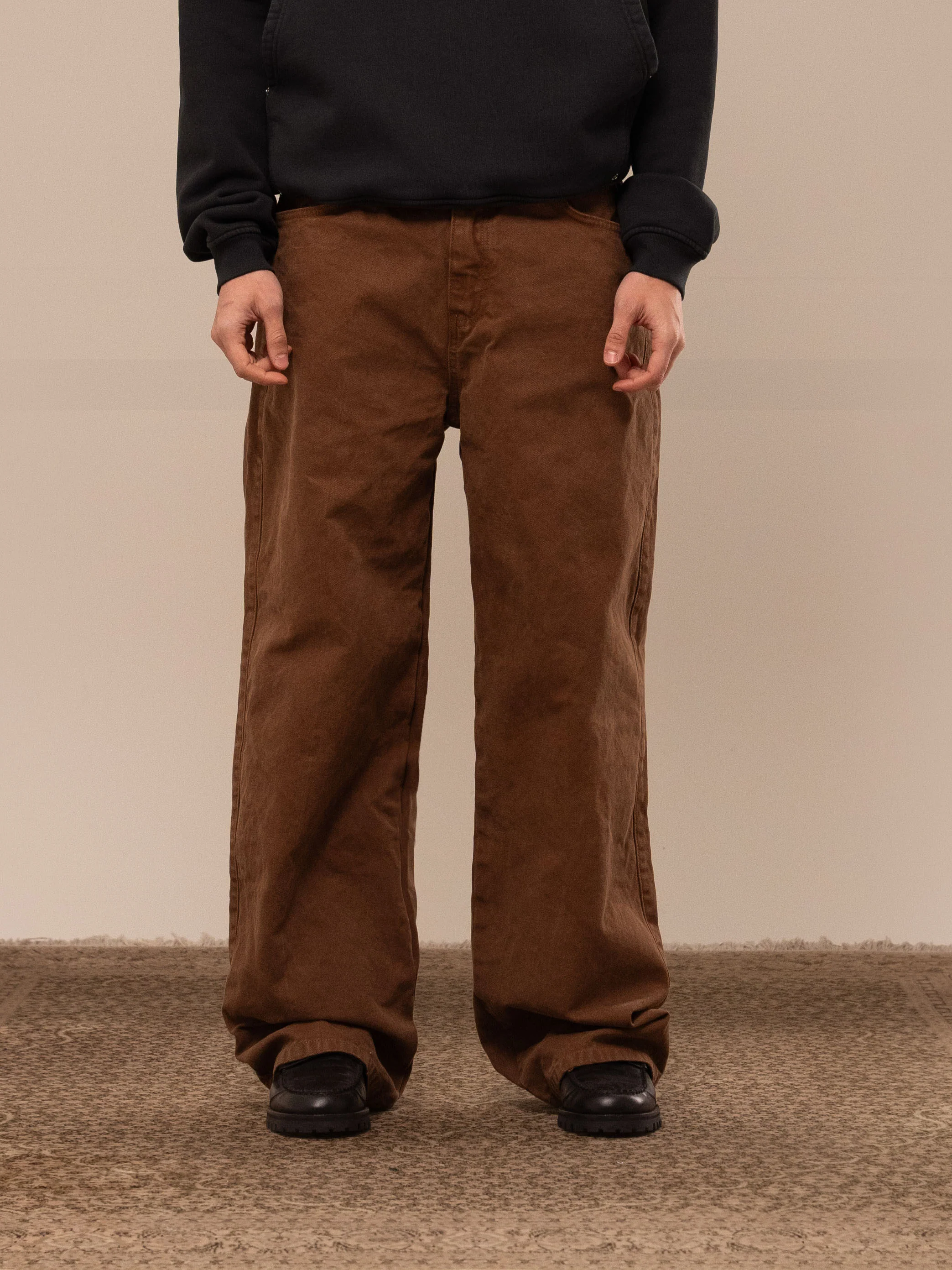 RUST DENIM PANTS - Image 2