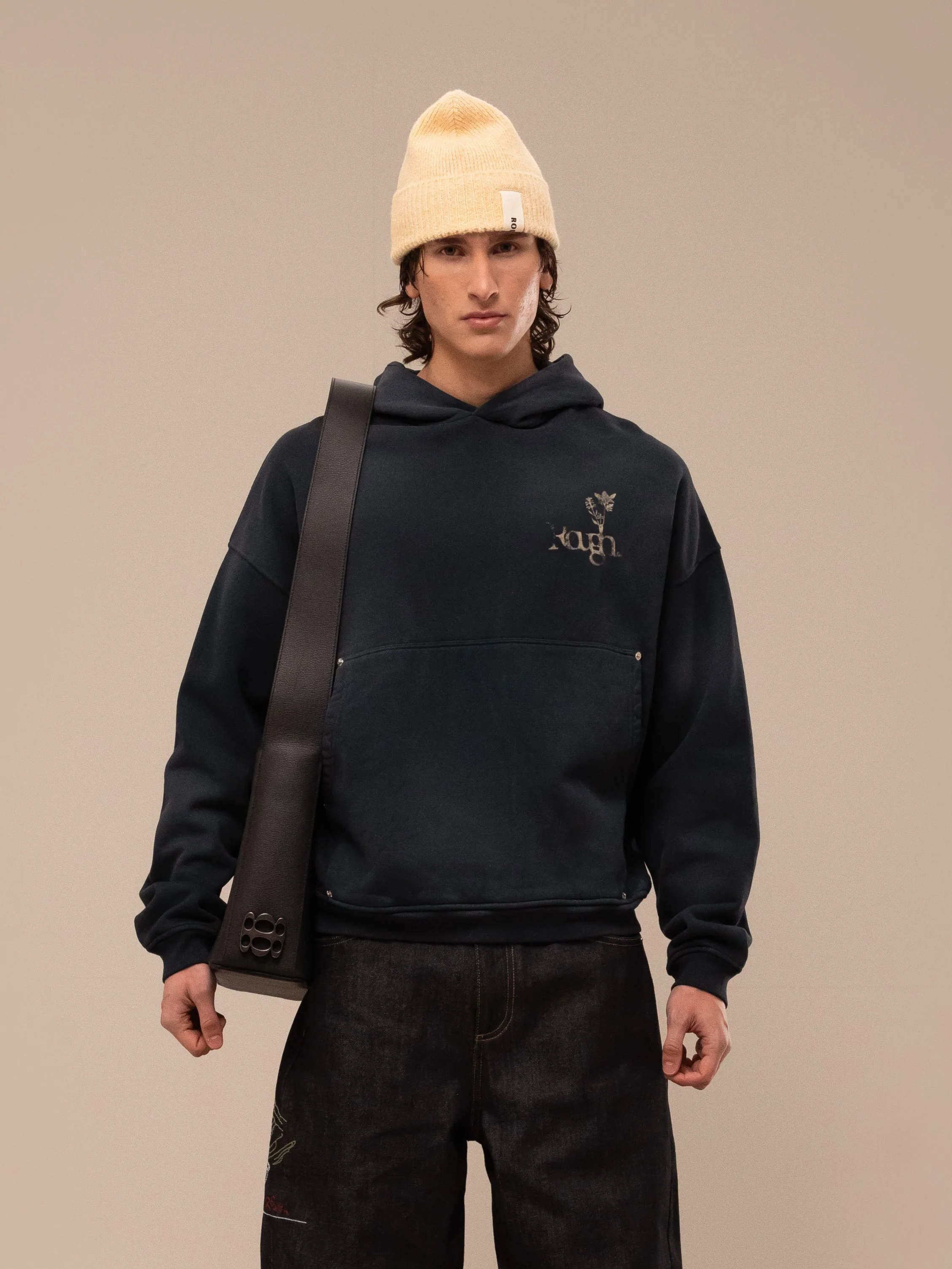 BOTANIC HOODIE NAVY - Image 2
