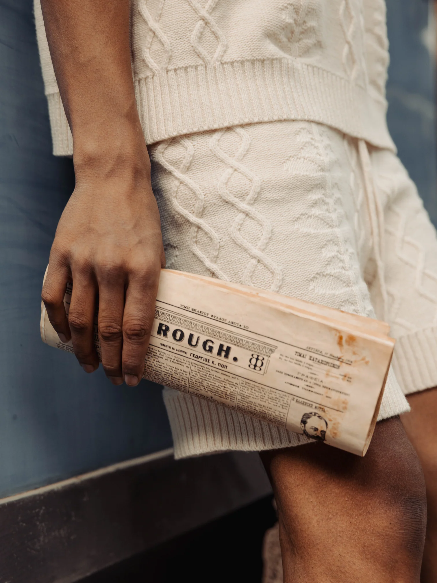 CABLE KNIT SHORTS - Image 5