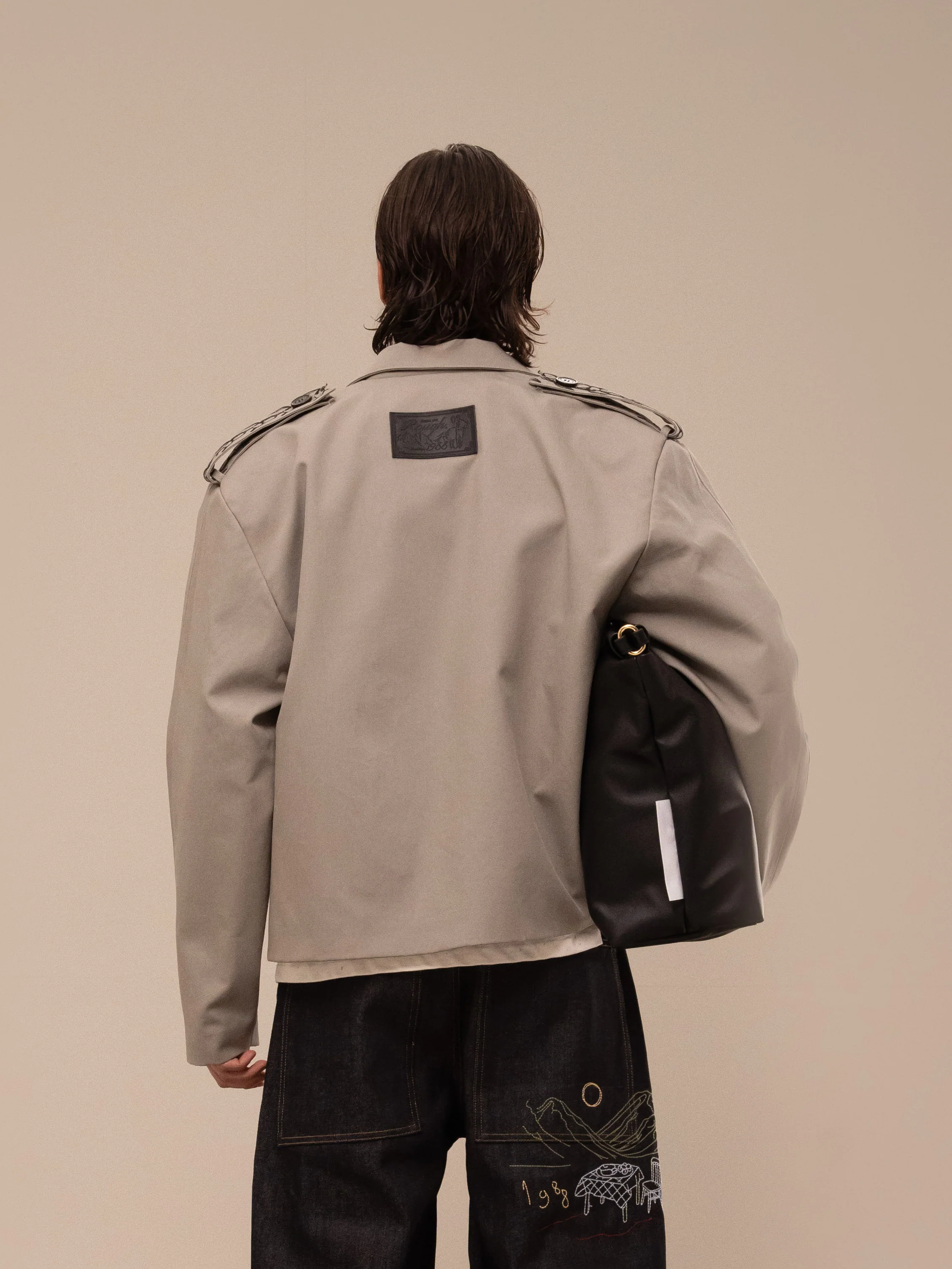 CROPPED TRENCH COAT - Image 4