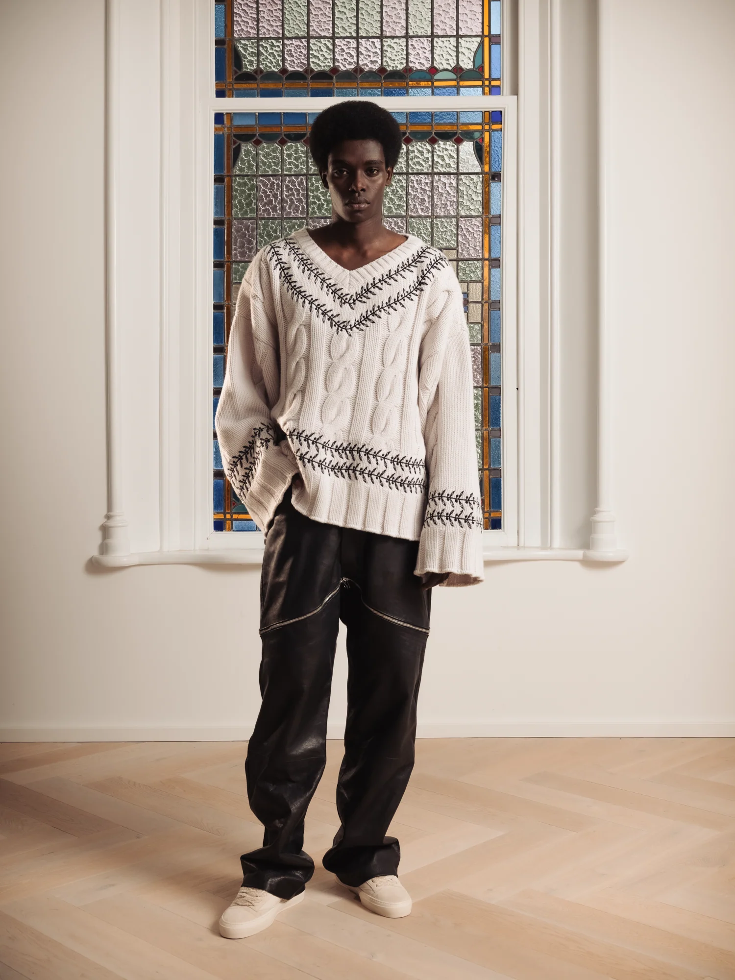 D-WREATH KNIT SWEATER - Image 3