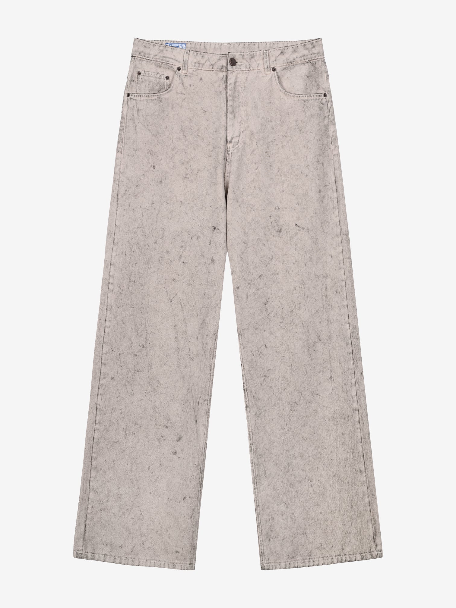 DEBOSSED DENIM PANTS