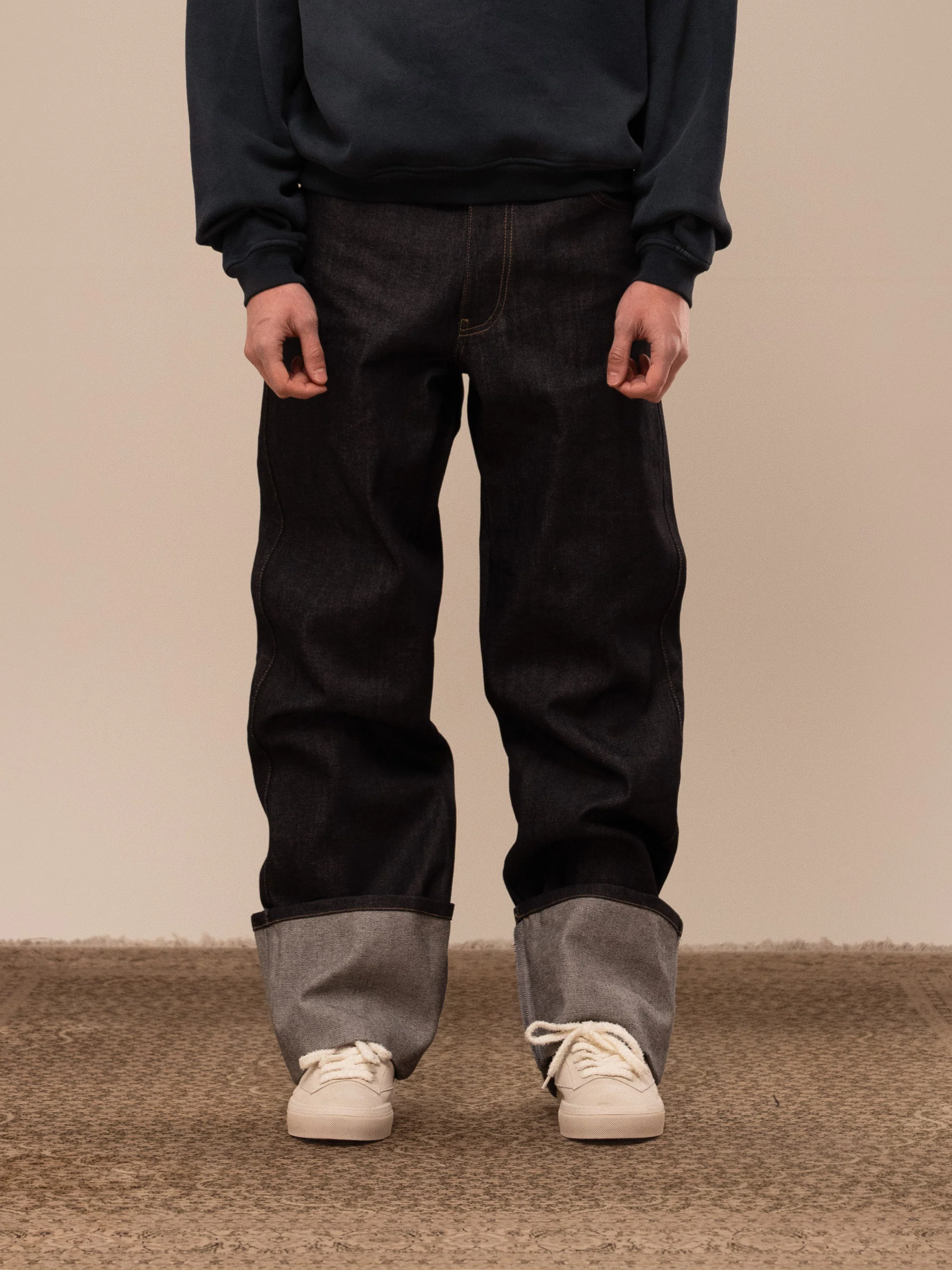 PLAIN DENIM PANTS - Image 2