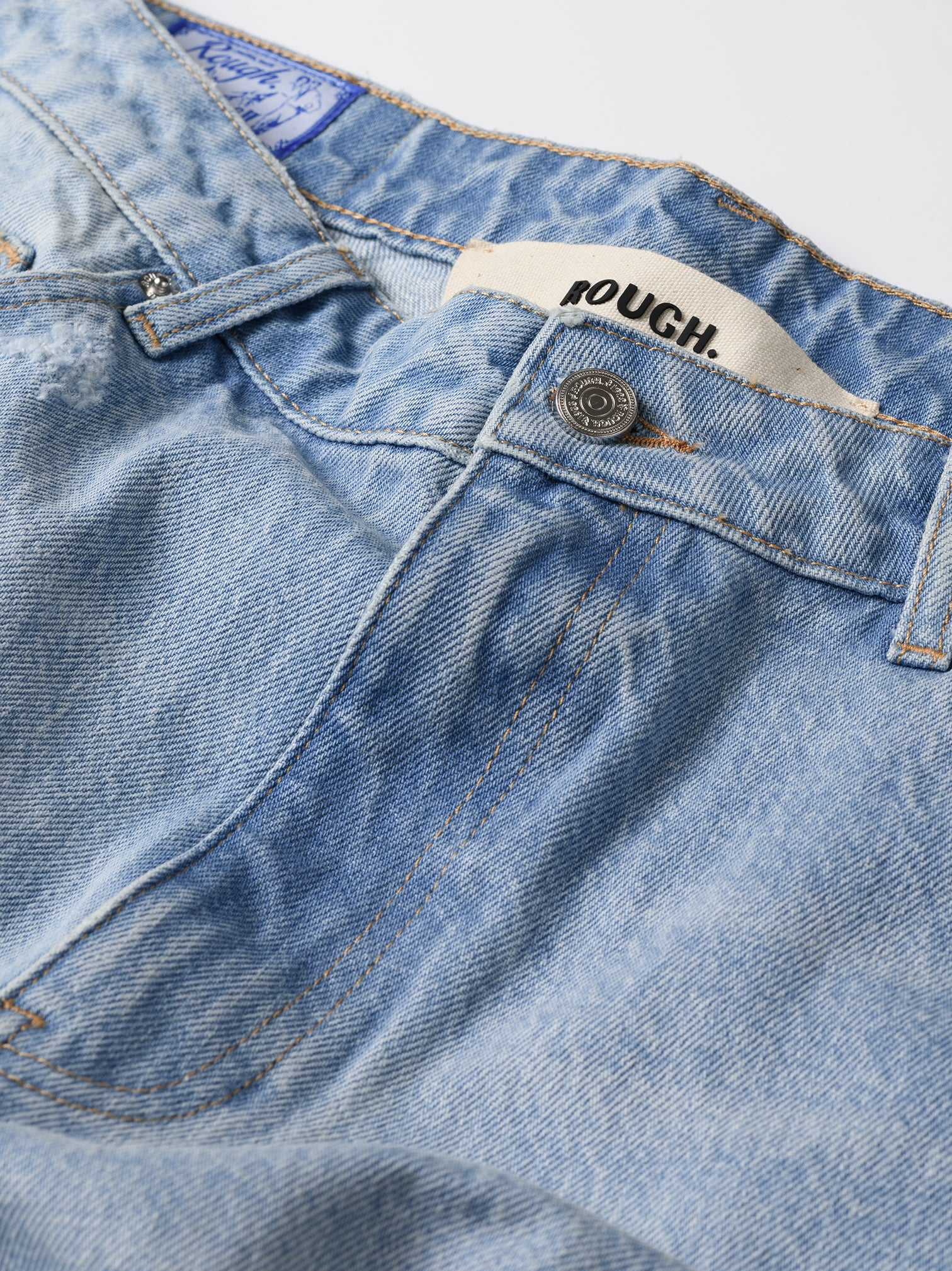 FADED DENIM PANTS - Image 5