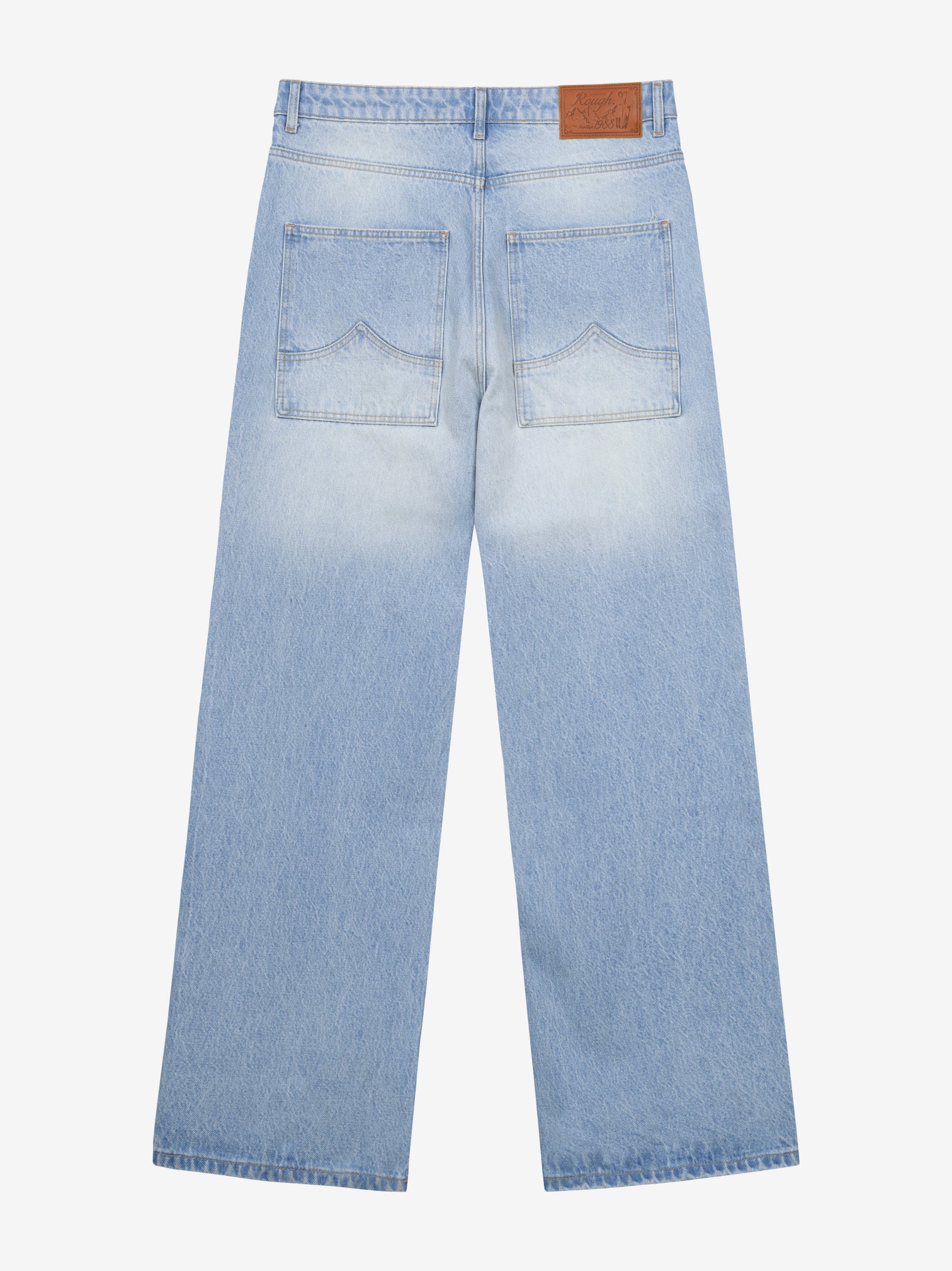 FADED DENIM PANTS - Image 6