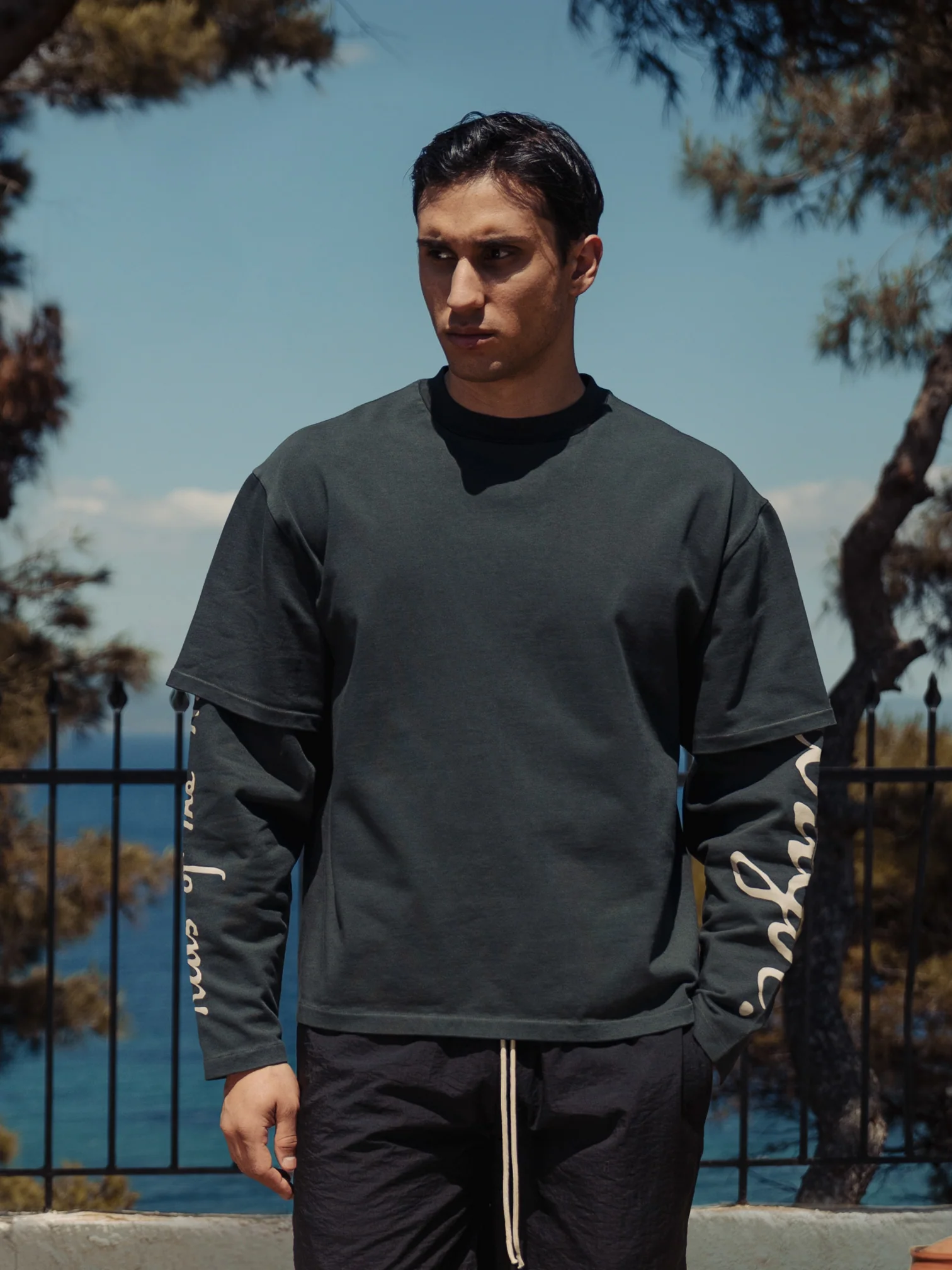 LAYERED LONGSLEEVE BLACK - Image 2
