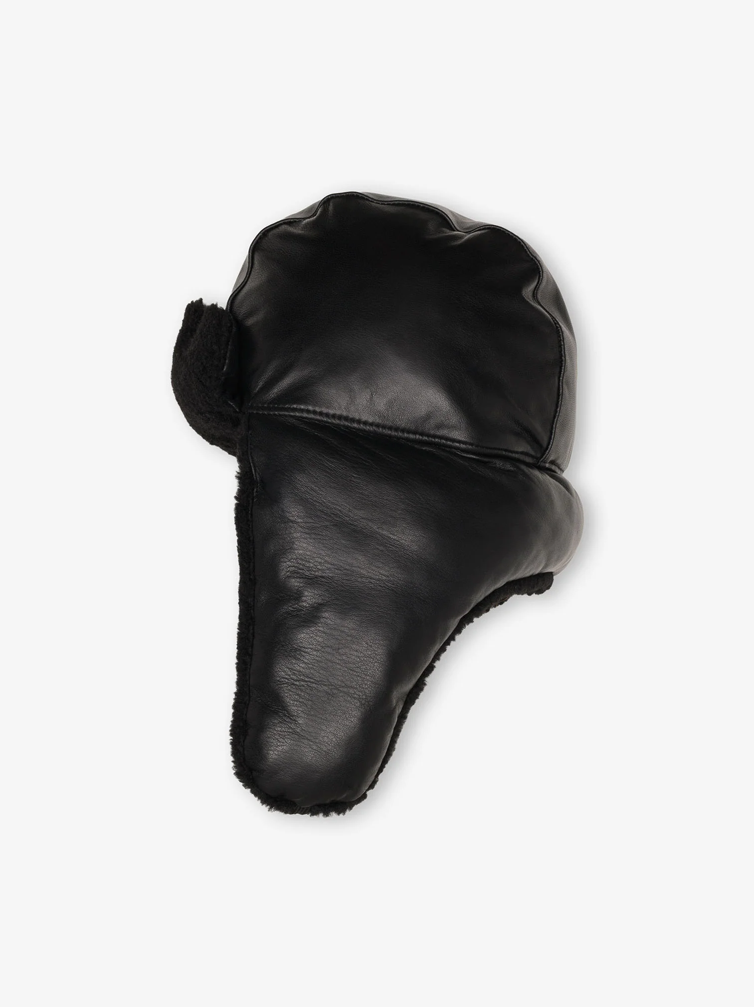 PADDED LEATHER SHAPKA - Image 8