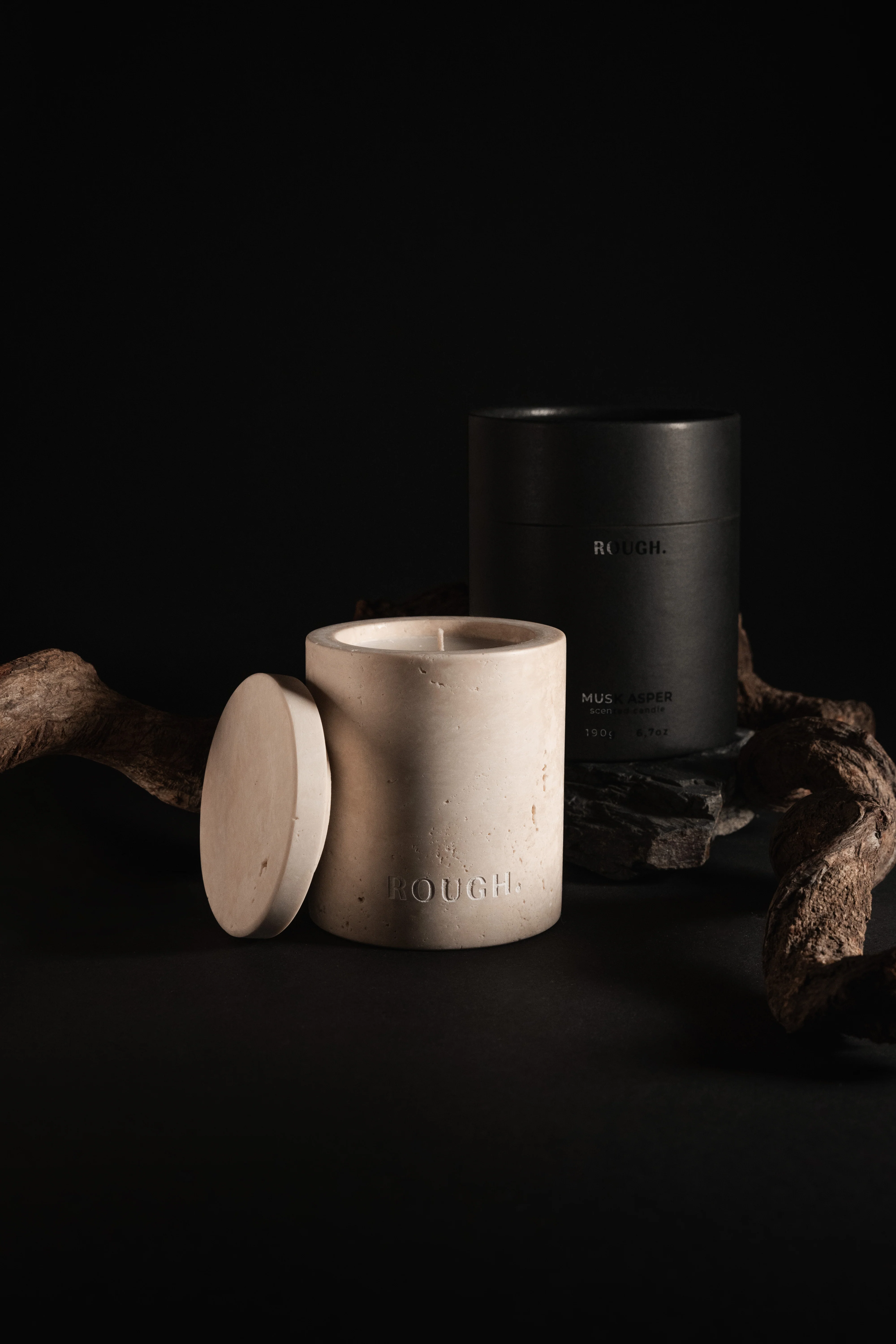 SCENTED TRAVERTINE CANDLE - Image 5