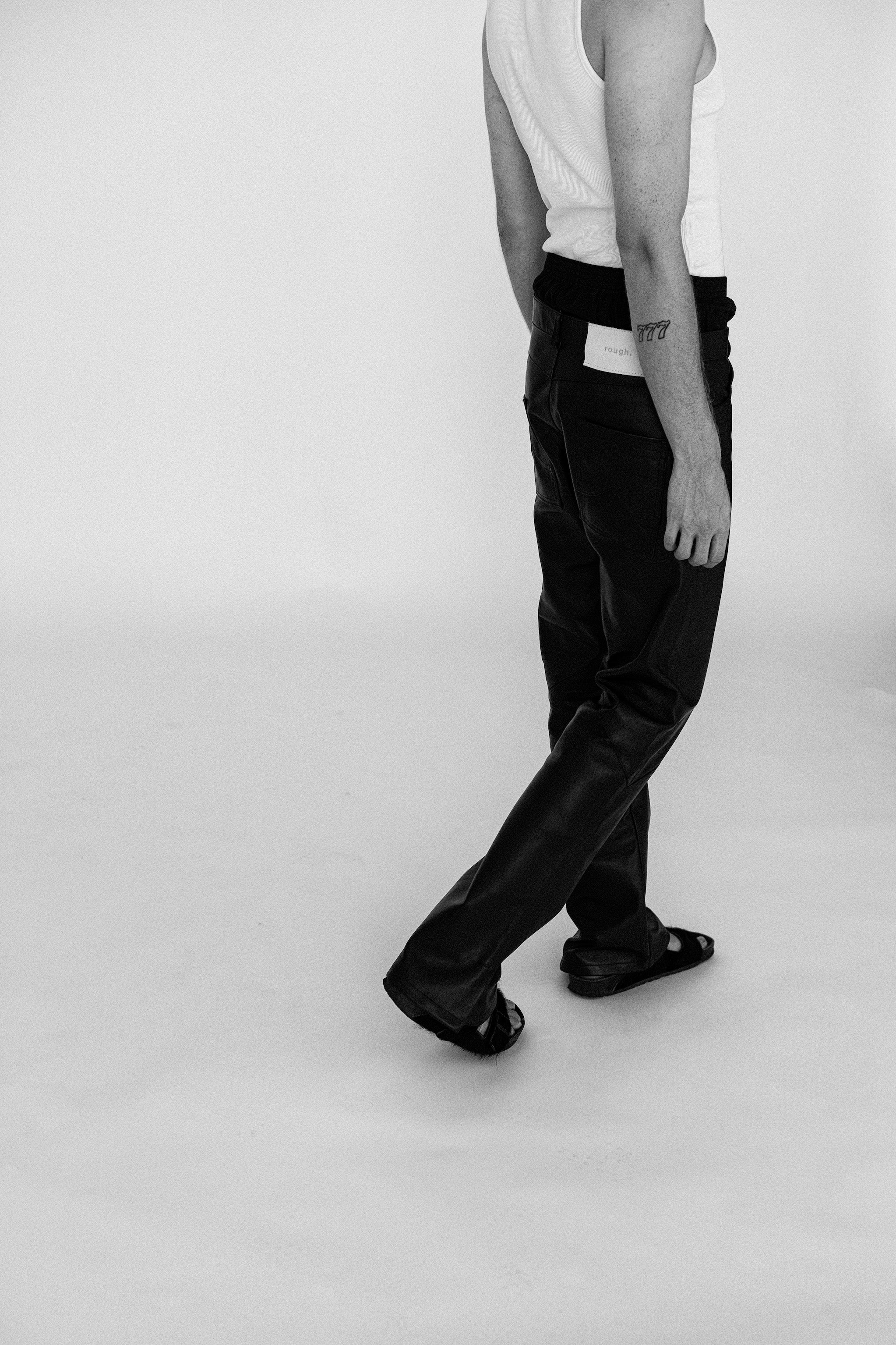 NAPPA LEATHER TAILORED TROUSERS - Image 4