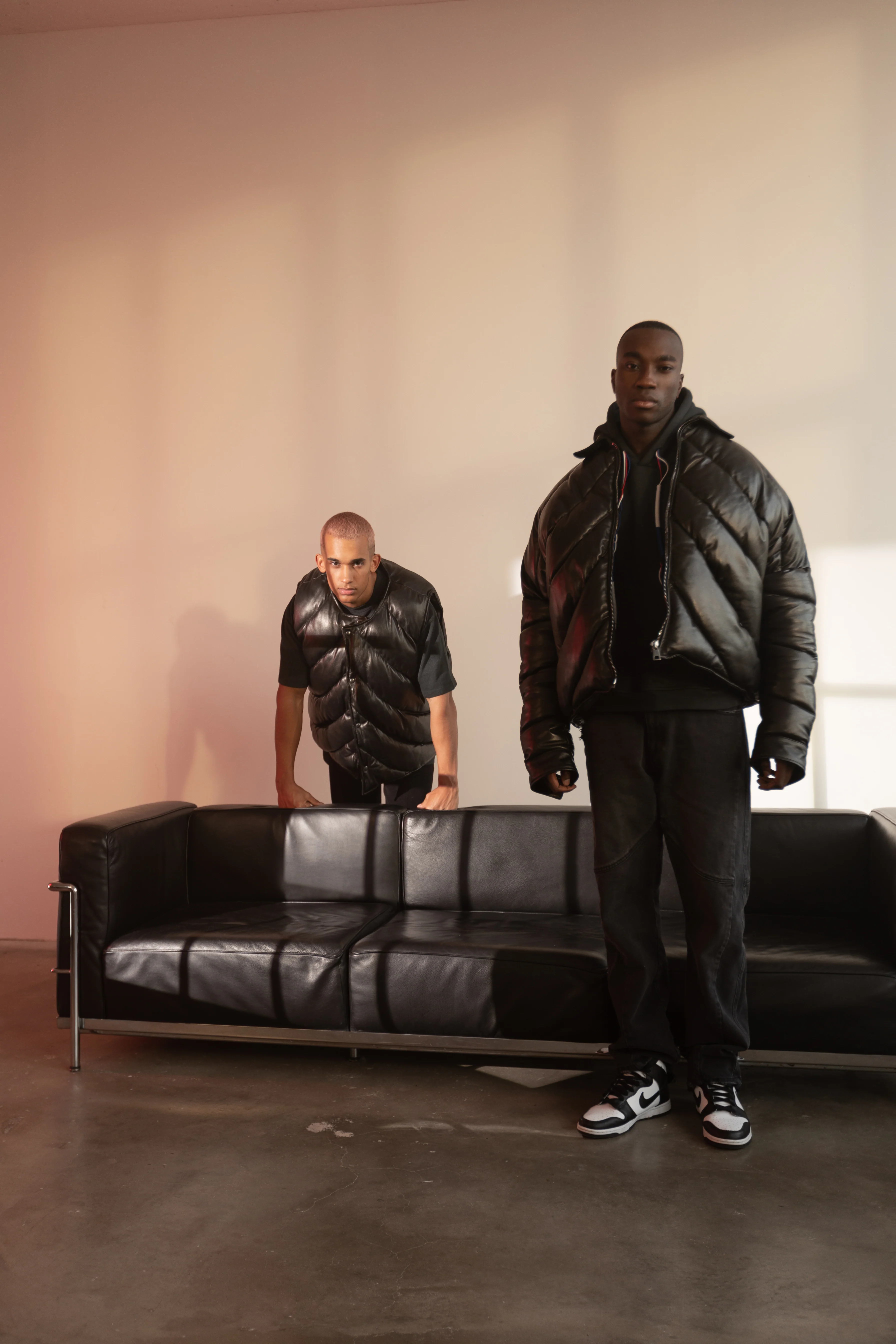 NAPPA LEATHER PUFFER VEST - Image 4