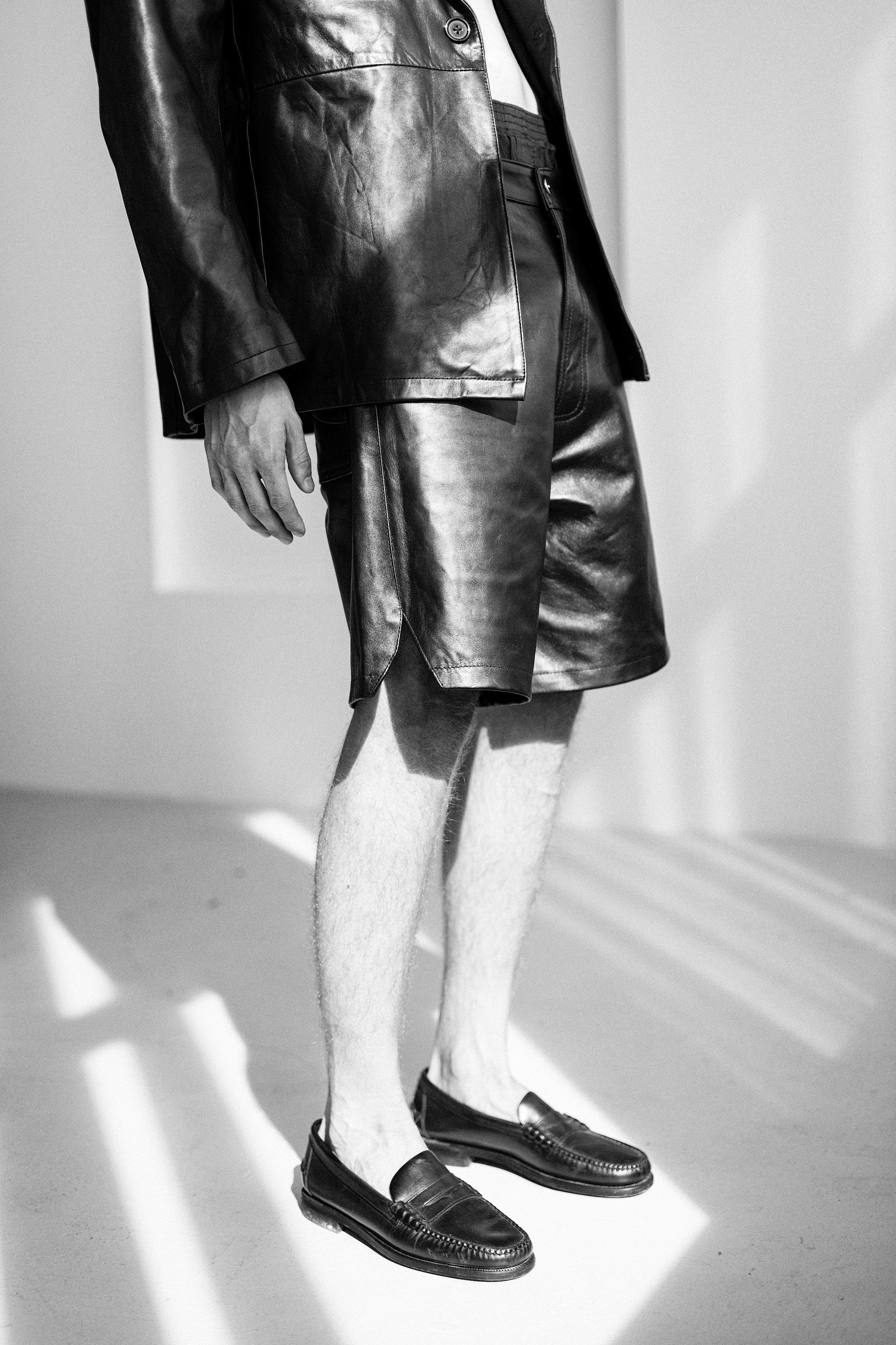 NAPPA LEATHER SHORTS - Image 4