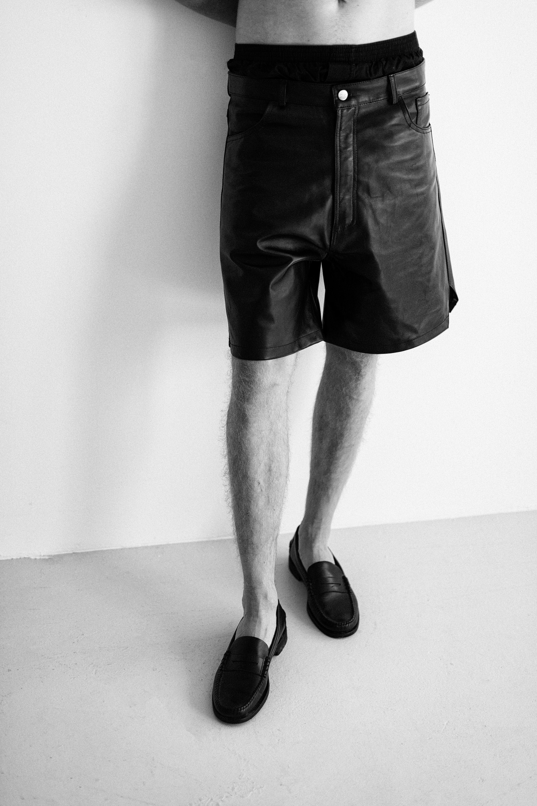 NAPPA LEATHER SHORTS - Image 5