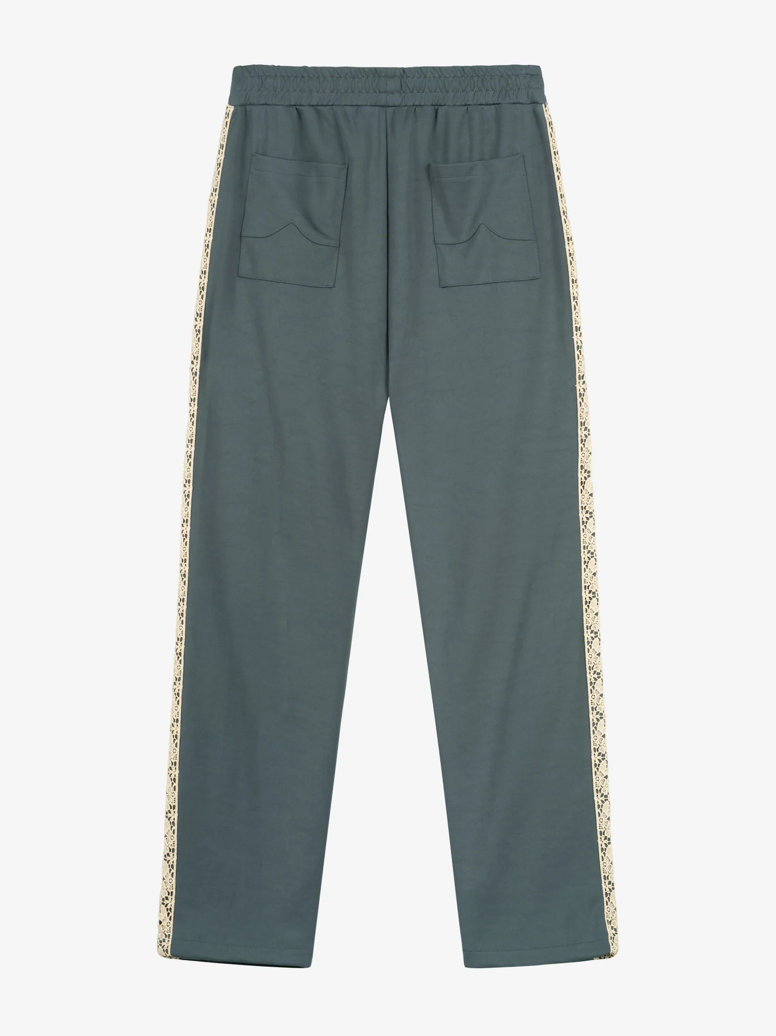 OLIVE SEME TRACK PANTS - Image 3