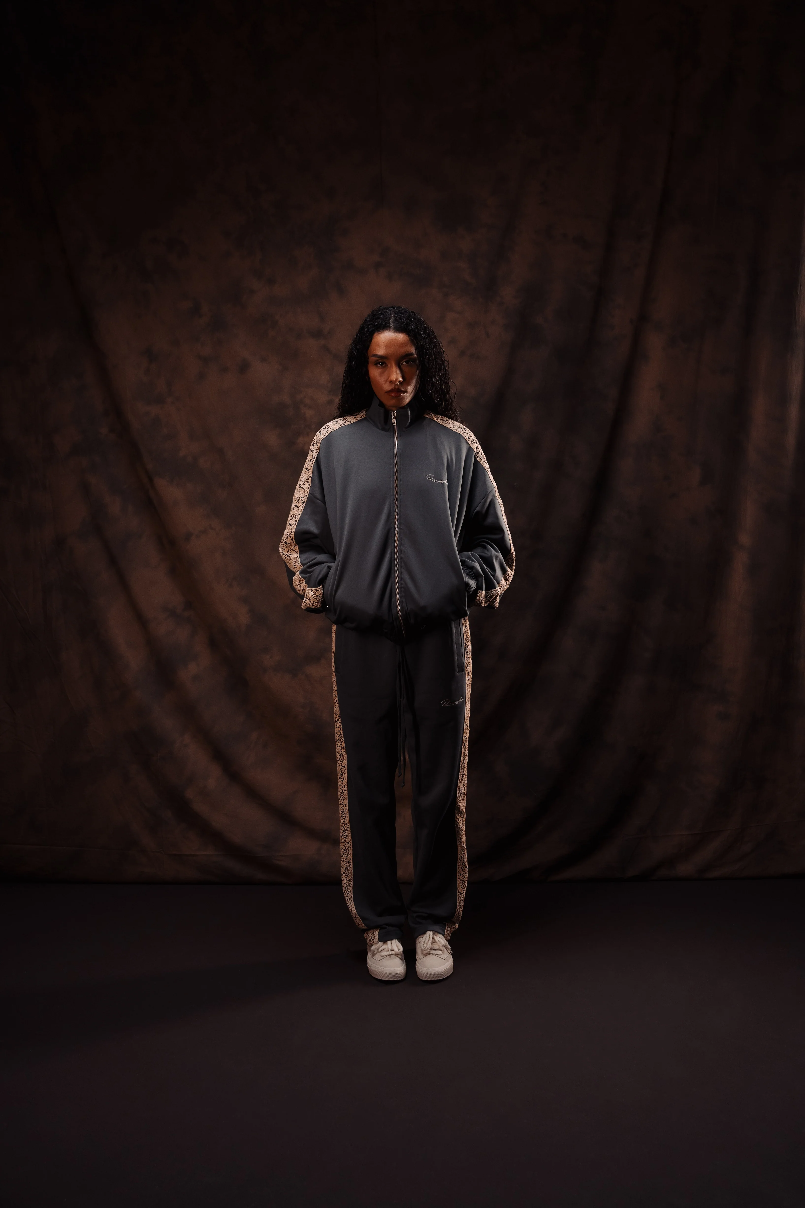 OLIVE SEME TRACK PANTS - Image 5