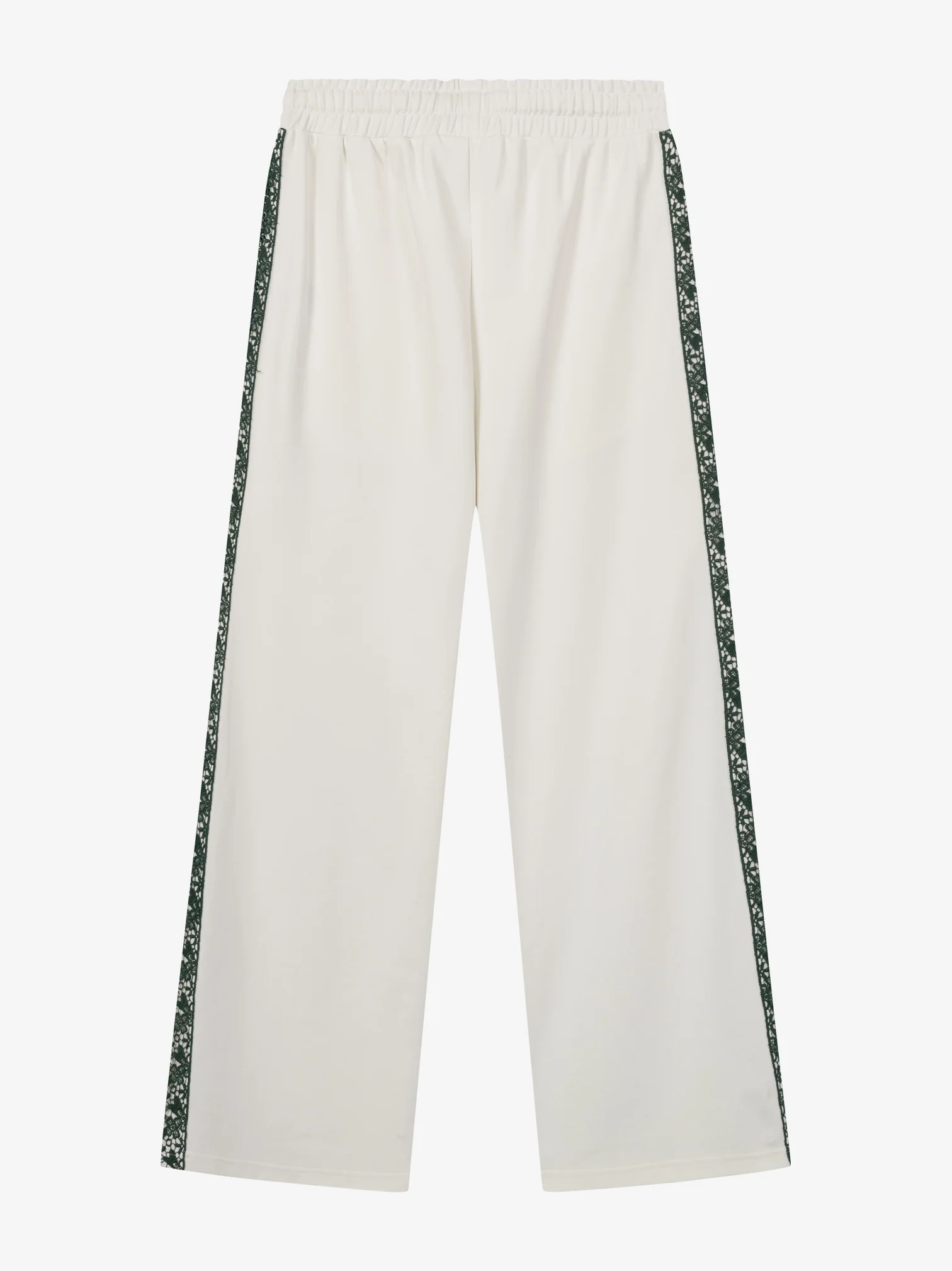 OLIVE TRACK PANTS OFF WHITE - Image 6