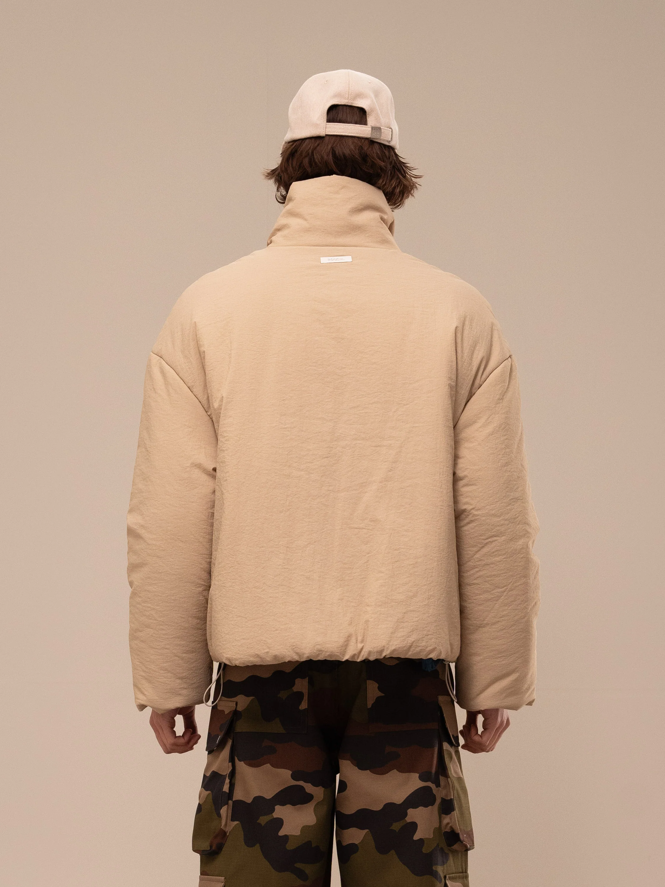 PUFFER JACKET LIGHT YELLOW - Image 4