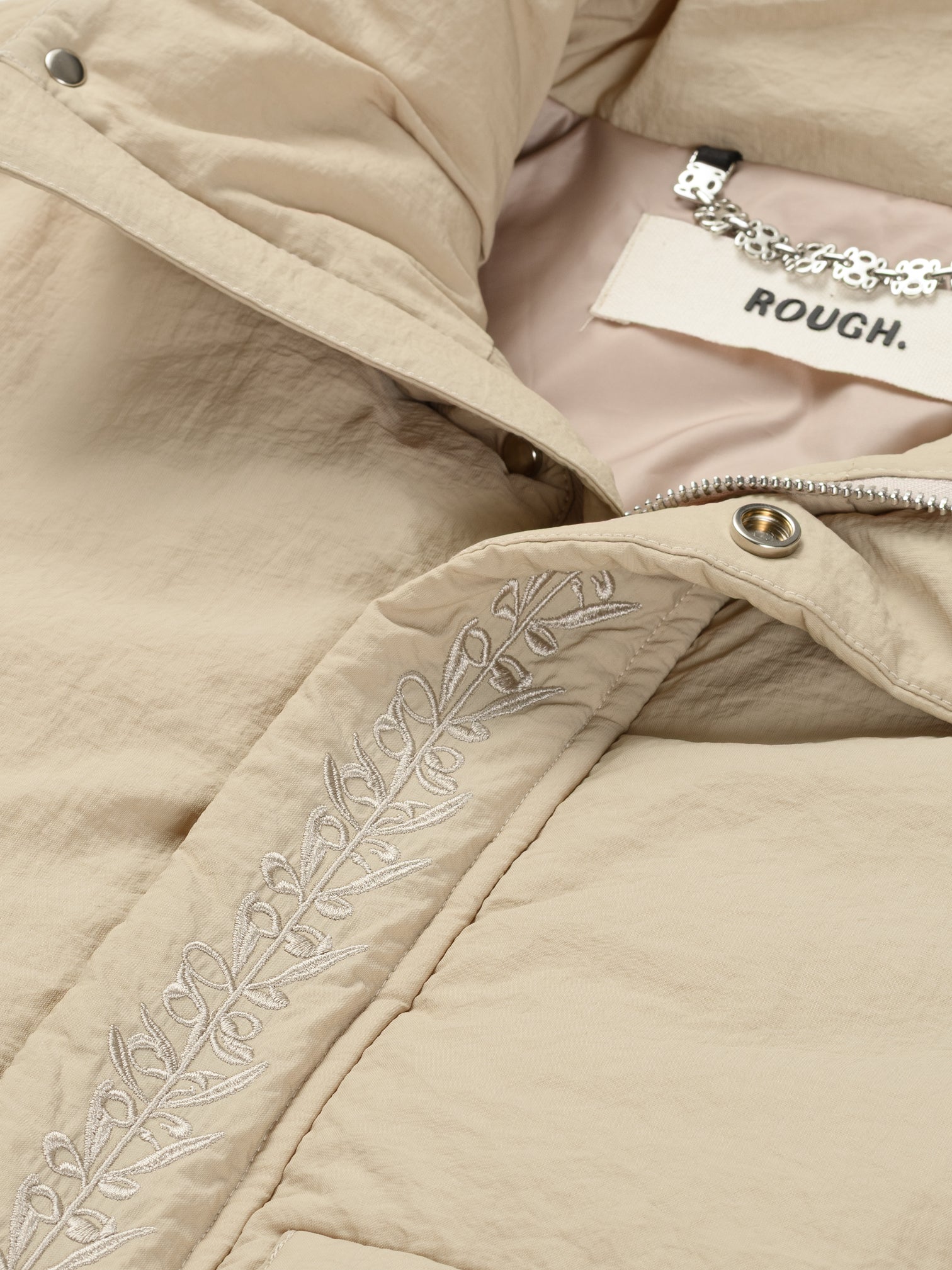 PUFFER JACKET LIGHT YELLOW - Image 5