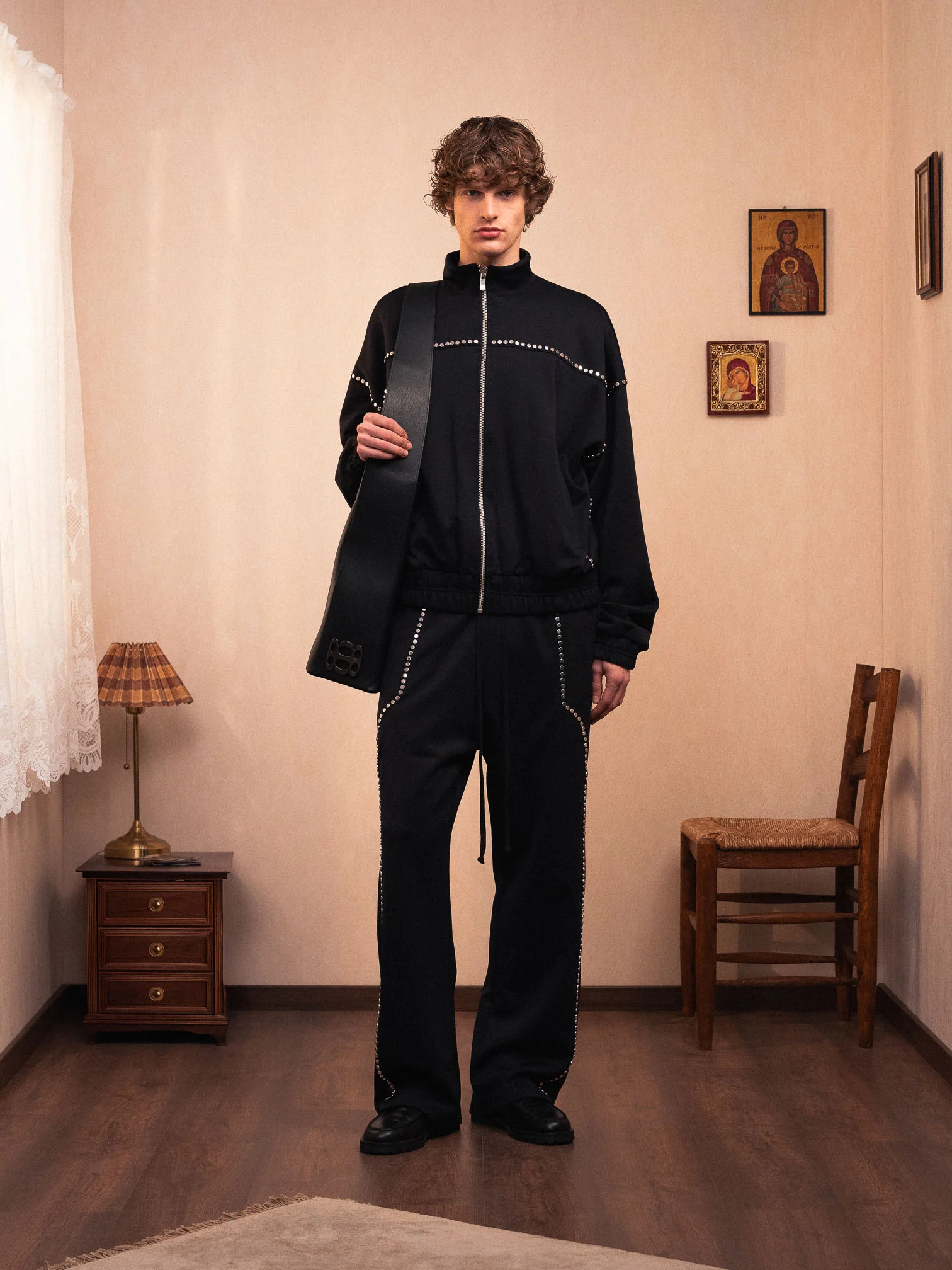 STUDDED TRACK JACKET - Image 3